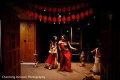 Sangeet night pre-wedding celebration. Sangeet night pre-wedding celebration.