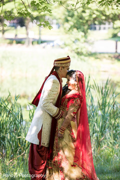 Sweet outdoor wedding portrait. Sweet outdoor wedding portrait.