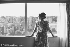 Indian bride watching the horizon. Indian bride watching the horizon.