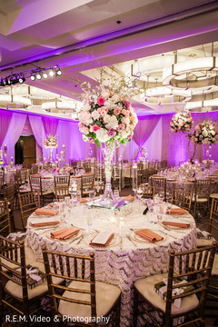 Elegant indian wedding reception. Elegant indian wedding reception.