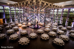 View of indian wedding reception venue. View of indian wedding reception venue.