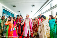 Baraat procession. Baraat procession.