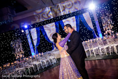 Sweet indian couple at their wedding reception. Sweet indian couple at their wedding reception.