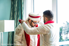 Maharaja getting ready. Maharaja getting ready.