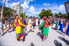 Colorful dhol players. Colorful dhol players.