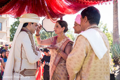 Indian groom at wedding ceremony Indian groom at wedding ceremony