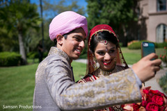 Indian bride and her brother before wedding ceremony Indian bride and her brother before wedding ceremony