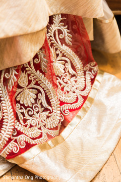 Golden lengha embroider. Golden lengha embroider.