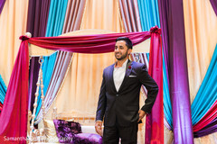 Indian groom waiting for her lovely bride. Indian groom waiting for her lovely bride.