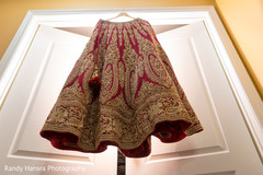 Red and golden embroider lengha. Red and golden embroider lengha.