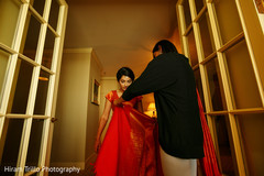 Indian bride almost ready for wedding ceremony indian bride getting ready,indian wedding gallery,pre-wedding ceremony photography
