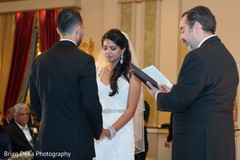 Indian couple starting wedding ceremony Indian couple starting wedding ceremony