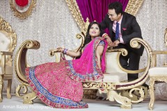 Gorgeous pink and blue lengha Gorgeous pink and blue lengha