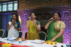 Lovely indian ladies singing at garba ceremony indian weddings,garba,indian wedding gallery