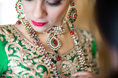 Indian bride almost ready for wedding ceremony Indian bride almost ready for wedding ceremony