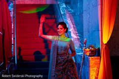 Indian sikh bride at traditional sangeet night. Indian sikh bride at traditional sangeet night.