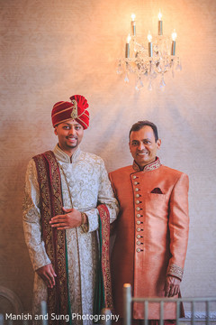 Indian groom's family portrait. Indian groom's family portrait.