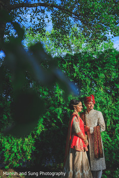 Dazzling indian wedding portrait. Dazzling indian wedding portrait.