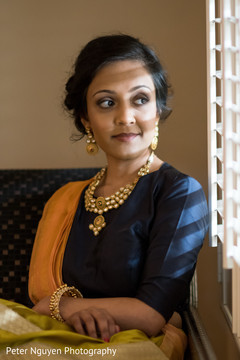 Indian bride portrait for sangeet. Indian bride portrait for sangeet.