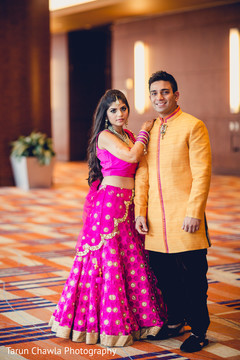 Indian couple's pre wedding portrait. Indian couple's pre wedding portrait.