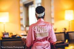 Lovely maharani preparing herself for her big day. indian bride getting ready,indian bride hair and makeup