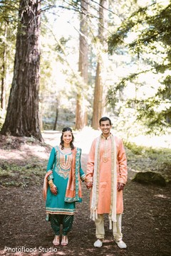 Indian couple photo session before sangeet ceremony outdoor photography,indian wedding shoes