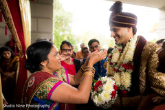 Welcoming the groom Welcoming the groom