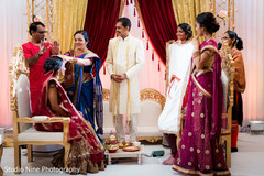 Maharani receiving blessing Maharani receiving blessing