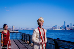 Indian groom about to see the bride for the first time before wedding ceremony Indian groom about to see the bride for the first time before wedding ceremony