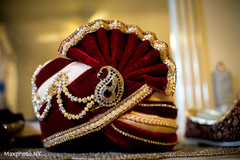 Deep red turban Deep red turban