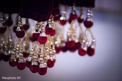 Red hanging details Red hanging details