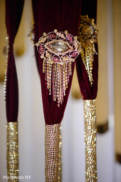 Deep red and gold dupatta Deep red and gold dupatta