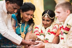 Father giving away his daughter indian wedding ceremony,coconut ceremony