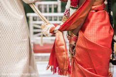 Bride and groom tying the knot indian wedding,indian wedding ceremony