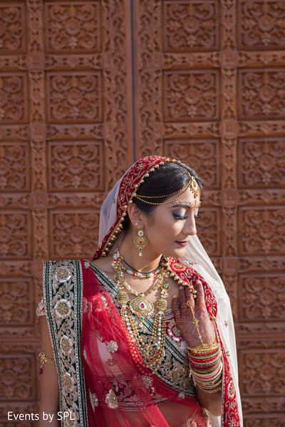 Traditional indian bride.