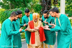 Indian groom and groomsmen funny photography. Indian groom and groomsmen funny photography.