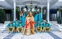 Indian wedding party. Indian wedding party.