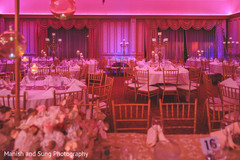 Lovely pink lighting indian wedding lighting