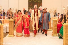 Groom making his entrance Groom making his entrance