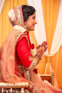 Maharani during ceremony Maharani during ceremony