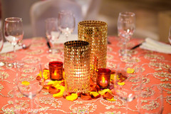 Sangeet table centerpice. Sangeet table centerpice.