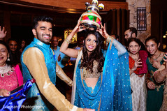 Indian bride's sangeet dance. Indian bride's sangeet dance.