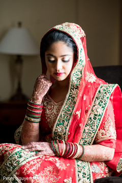 Traditional Indian wedding ceremony outfit. Traditional Indian wedding ceremony outfit.