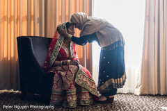Indian bride almost prepared for her big day. Indian bride almost prepared for her big day.