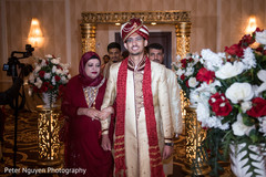 Groom making his big entrance to the ceremony. Groom making his big entrance to the ceremony.