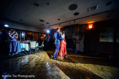 Indian couple first dance at wedding reception Indian couple first dance at wedding reception