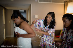 Indian bride getting ready for wedding ceremony Indian bride getting ready for wedding ceremony