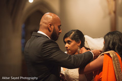 Indian couple at the begging of wedding ceremony Indian couple at the begging of wedding ceremony