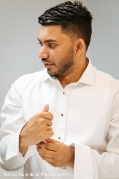 Raja getting ready for his wedding day. Raja getting ready for his wedding day.