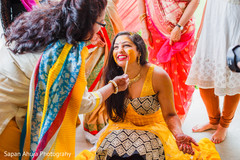 Haldi pre-wedding celebration. Haldi pre-wedding celebration.